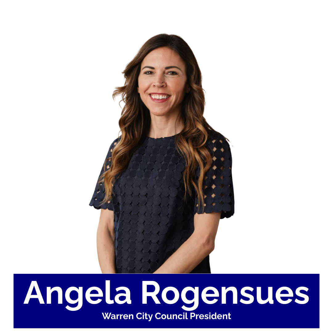 Image of Angela Rogensues, Warren City Council President.